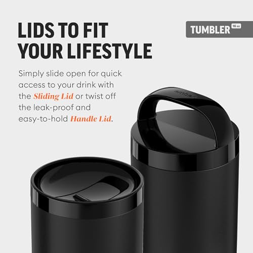 Ember Tumbler Travel Mug different lids