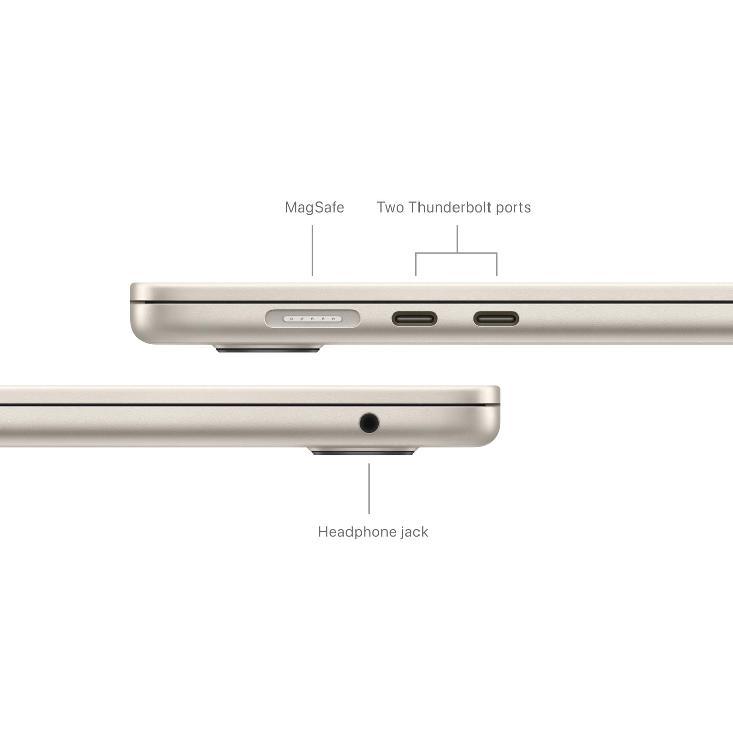 Apple 2024 MacBook Air 15-inch ports