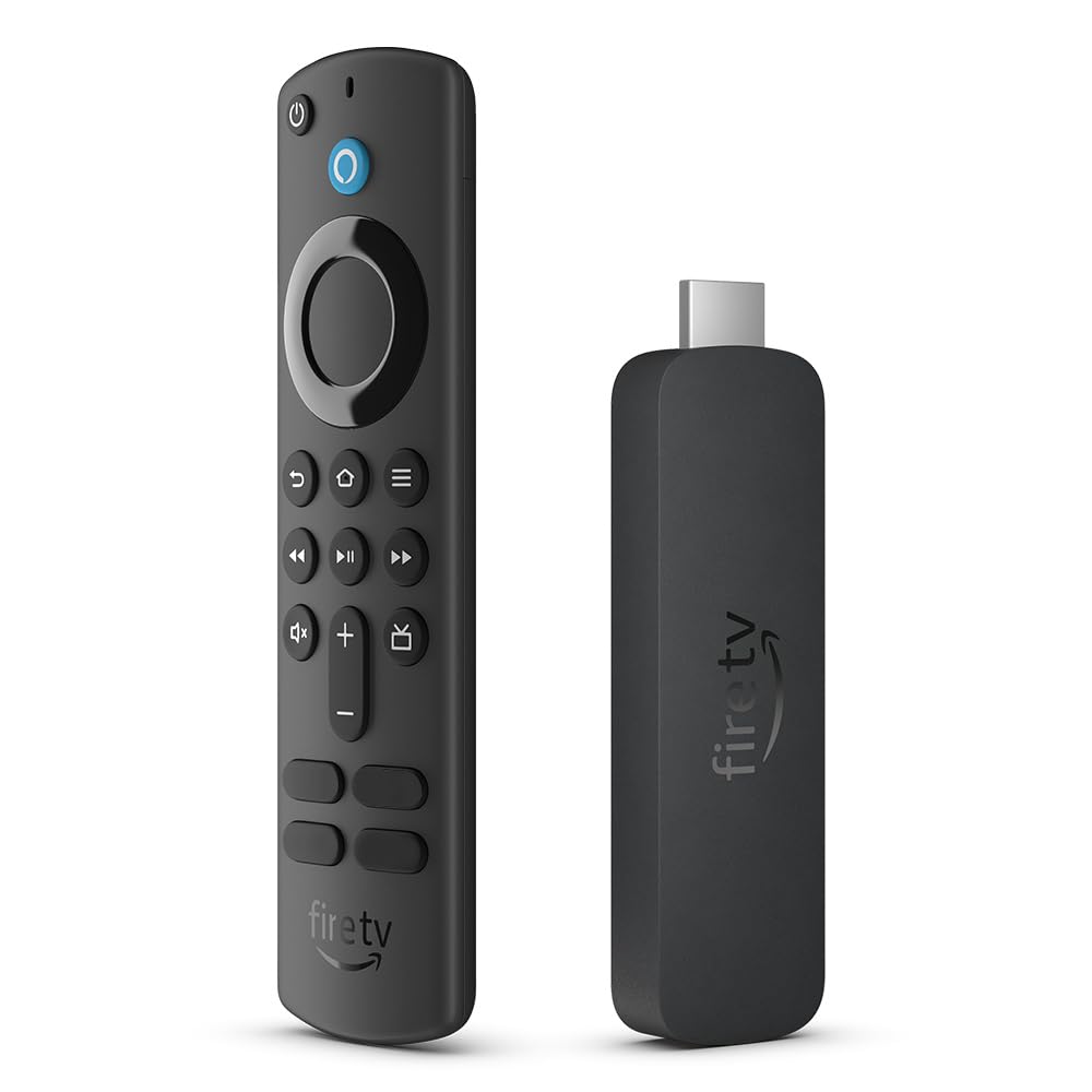 Amazon Fire TV Stick 4K streaming device with remote