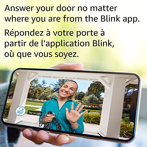 Answer your door no matter where you are from the Blink app