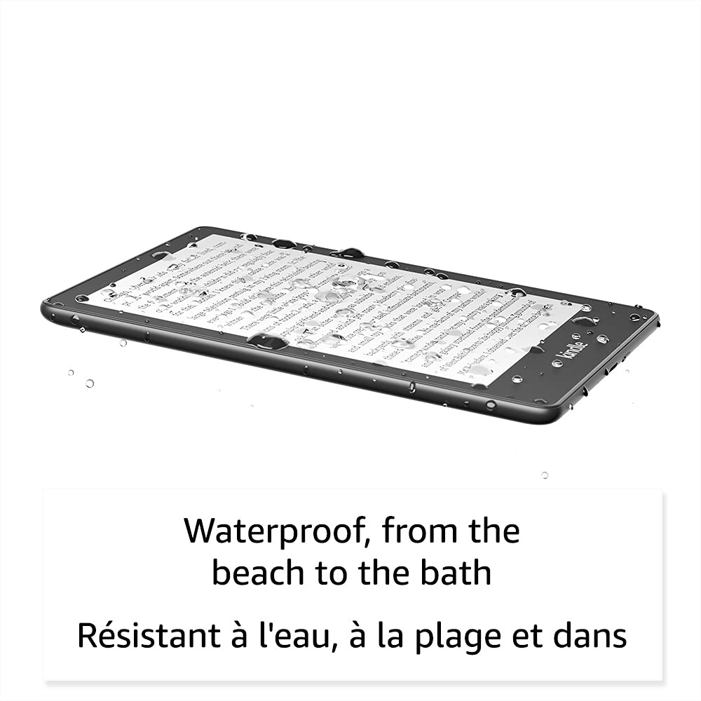 Kindle Paperwhite 16 GB 6.8" is waterproof