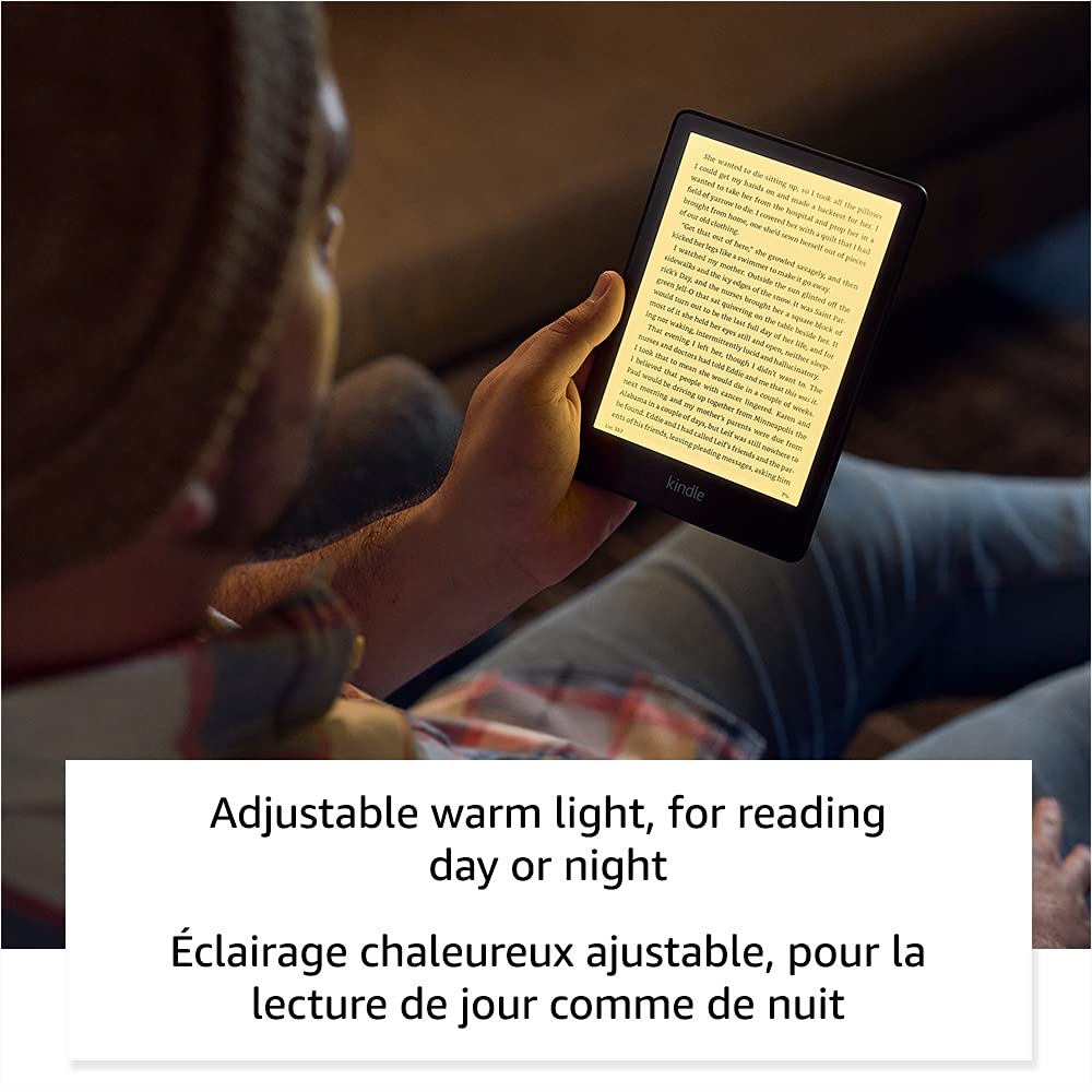 Kindle Paperwhite 16 GB 6.8" adjustable warm light, for reading day and night