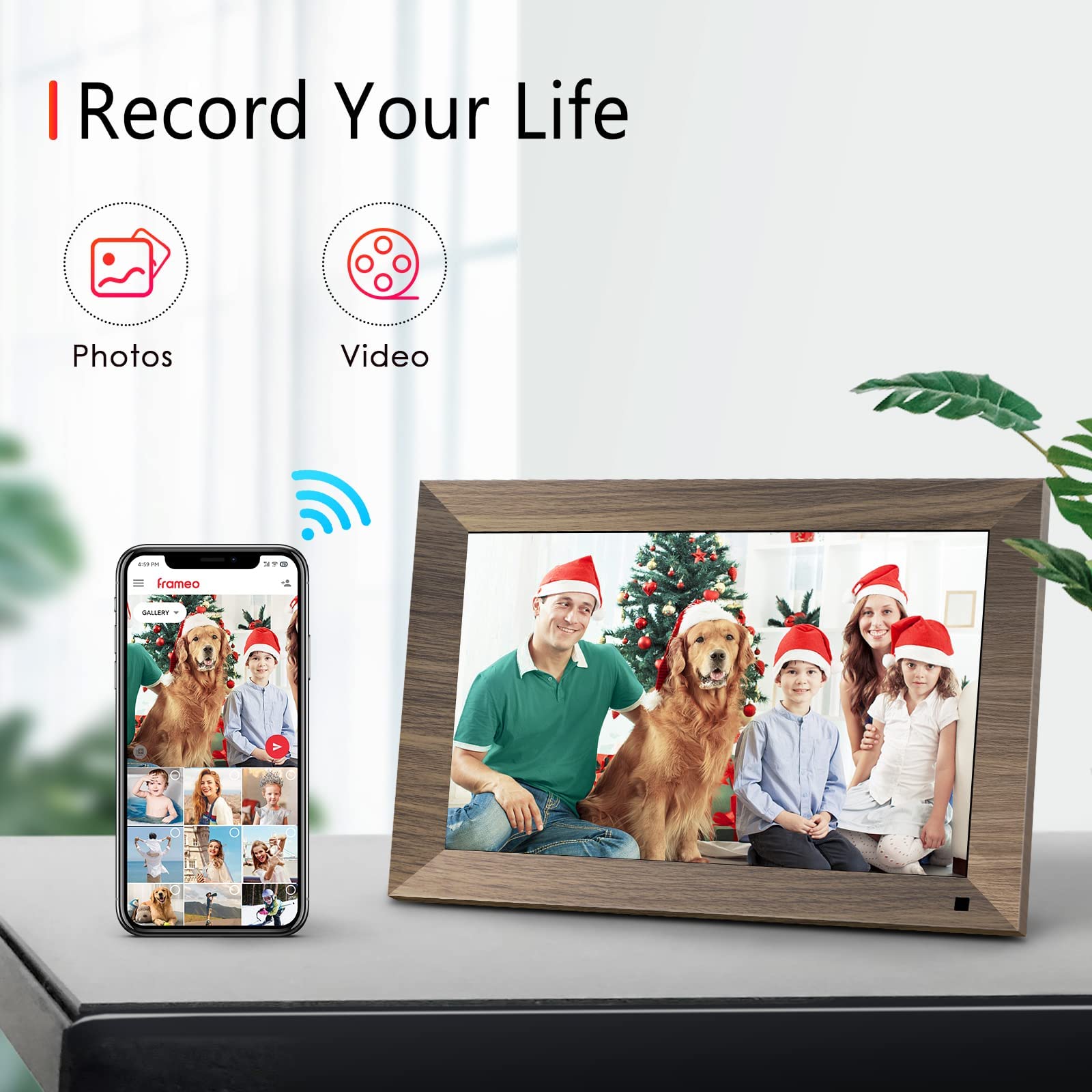 Digital Photo Frame can hold your precious recordings