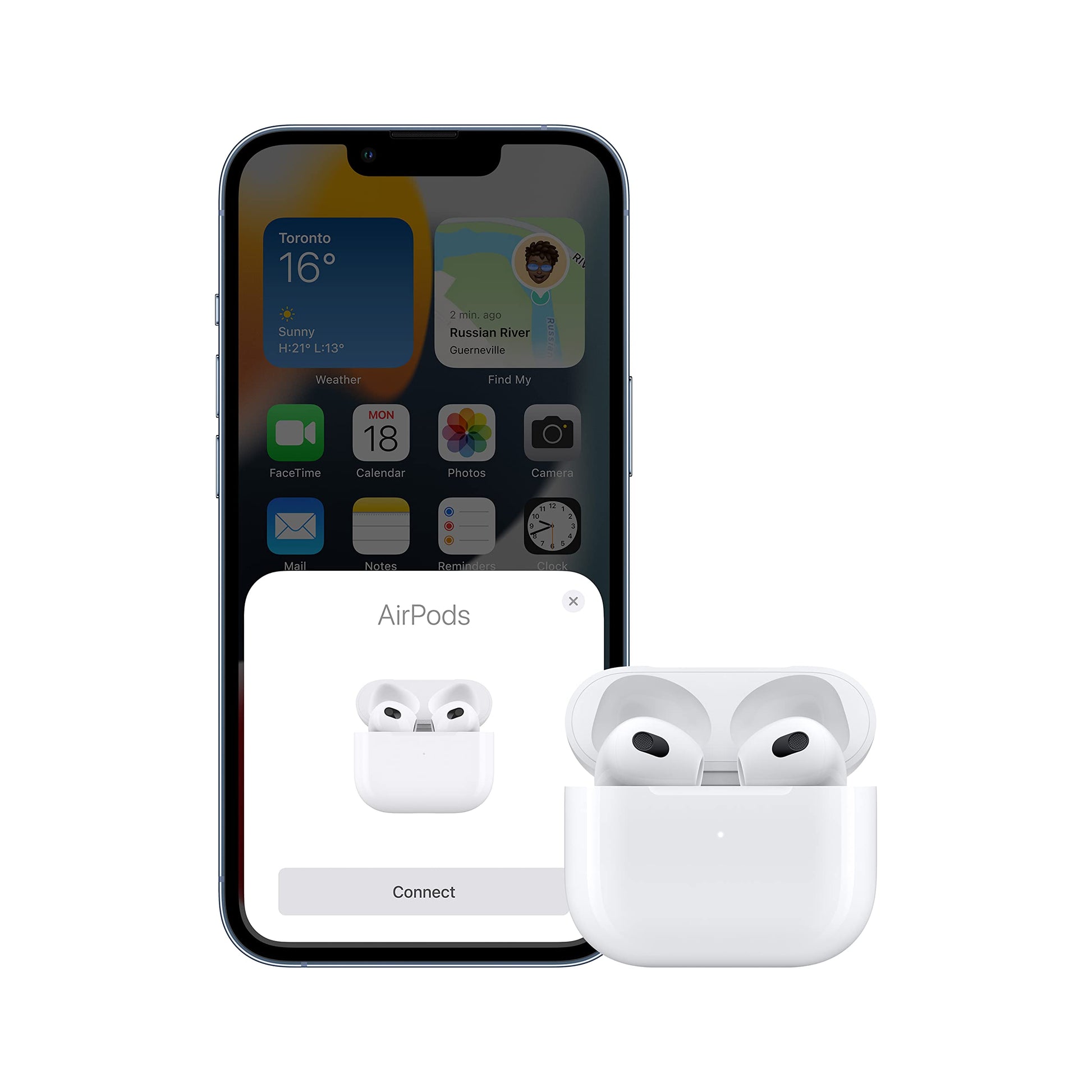 AirPods easily pair with your iPhone via Bluetooth