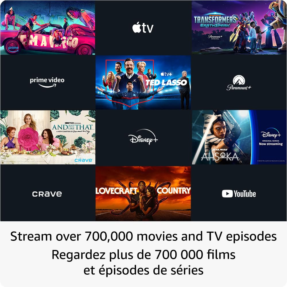 Stream over 700,000 movies and TV episodes