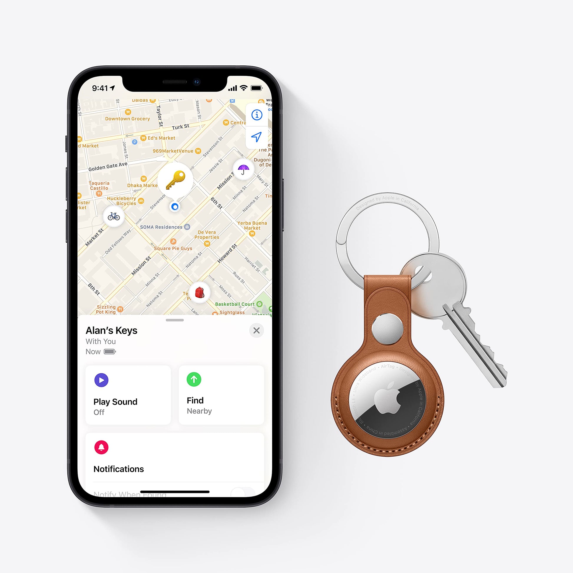 Apple AirTag 4 Pack can help track your keychain